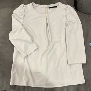 sfera blouse, eur large (fits like small) beige blouse
